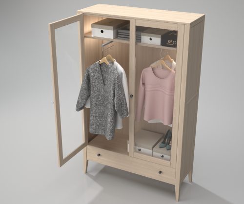 Skriňa z masívu SALO 4S - Image 2