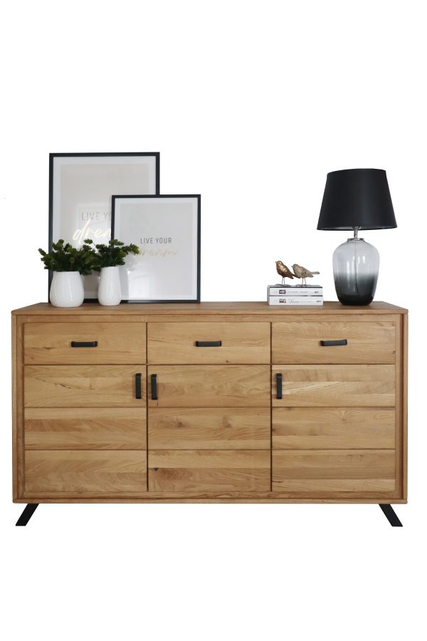 Dubová komoda OSLO BLACK 1