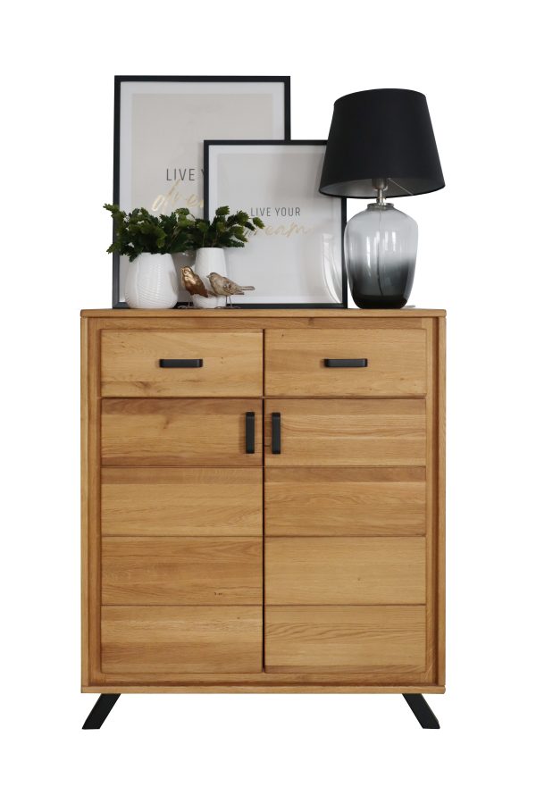 Dubová komoda OSLO BLACK 4